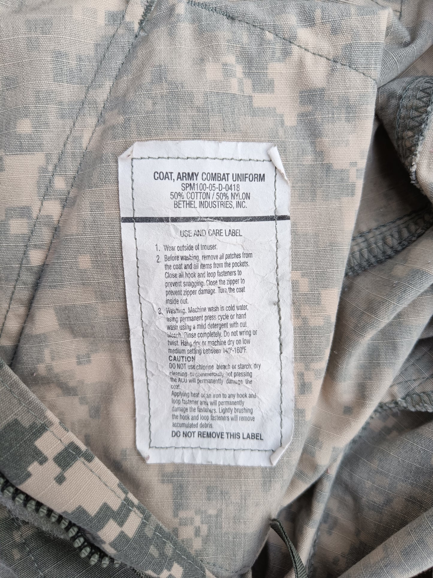 Blůza US ARMY digital ACU originál /jako nová/ - informativní štítek