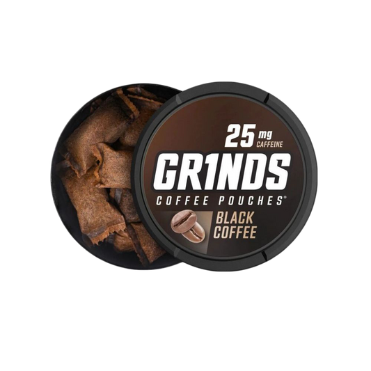 GRINDS 25mg BLACK COFFEE