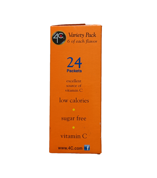 4C Stix Variety Pack bocni strana napoju