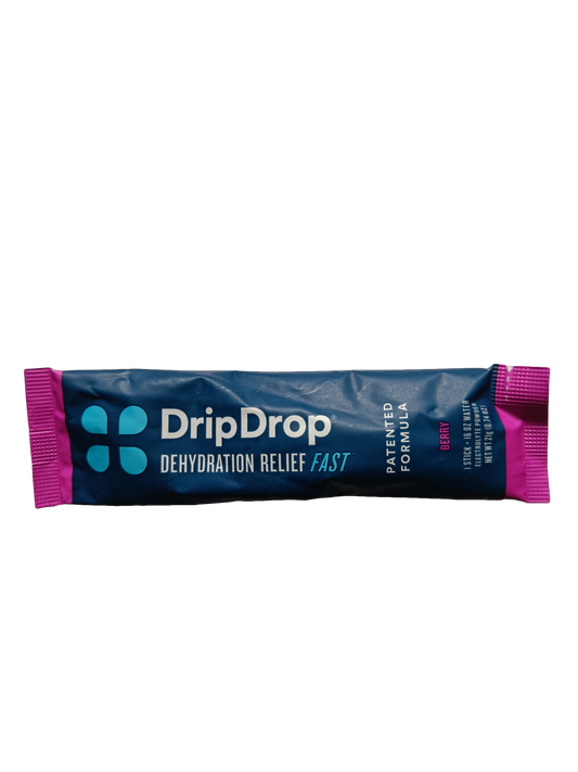 Nápoj DripDrop na šířku s příchutí hroznového vína