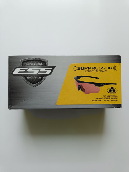 Krabice slunečních brýlí ESS Crossbow suppressor s červenými skly