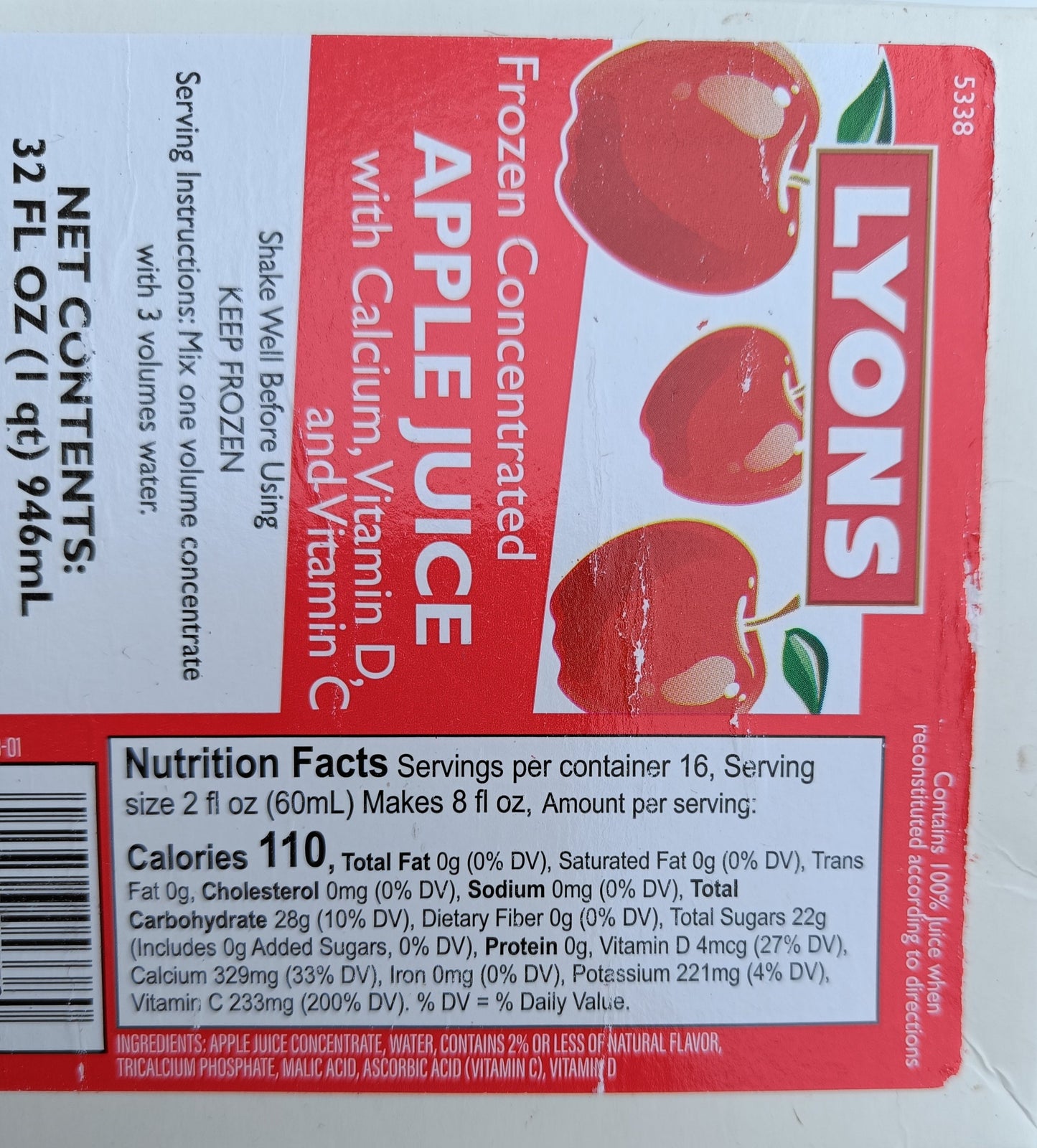 US džus koncentrát - složení a nutriční hodnoty jahodové varianty