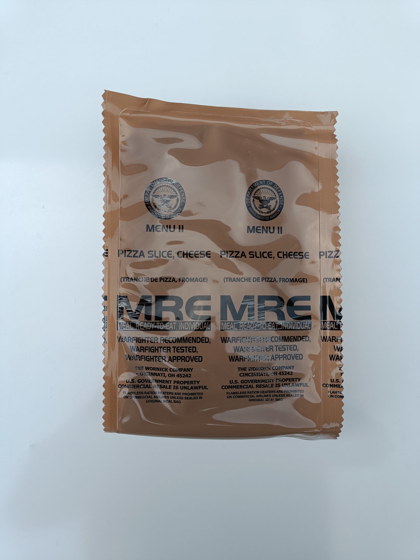 US MRE menu 11