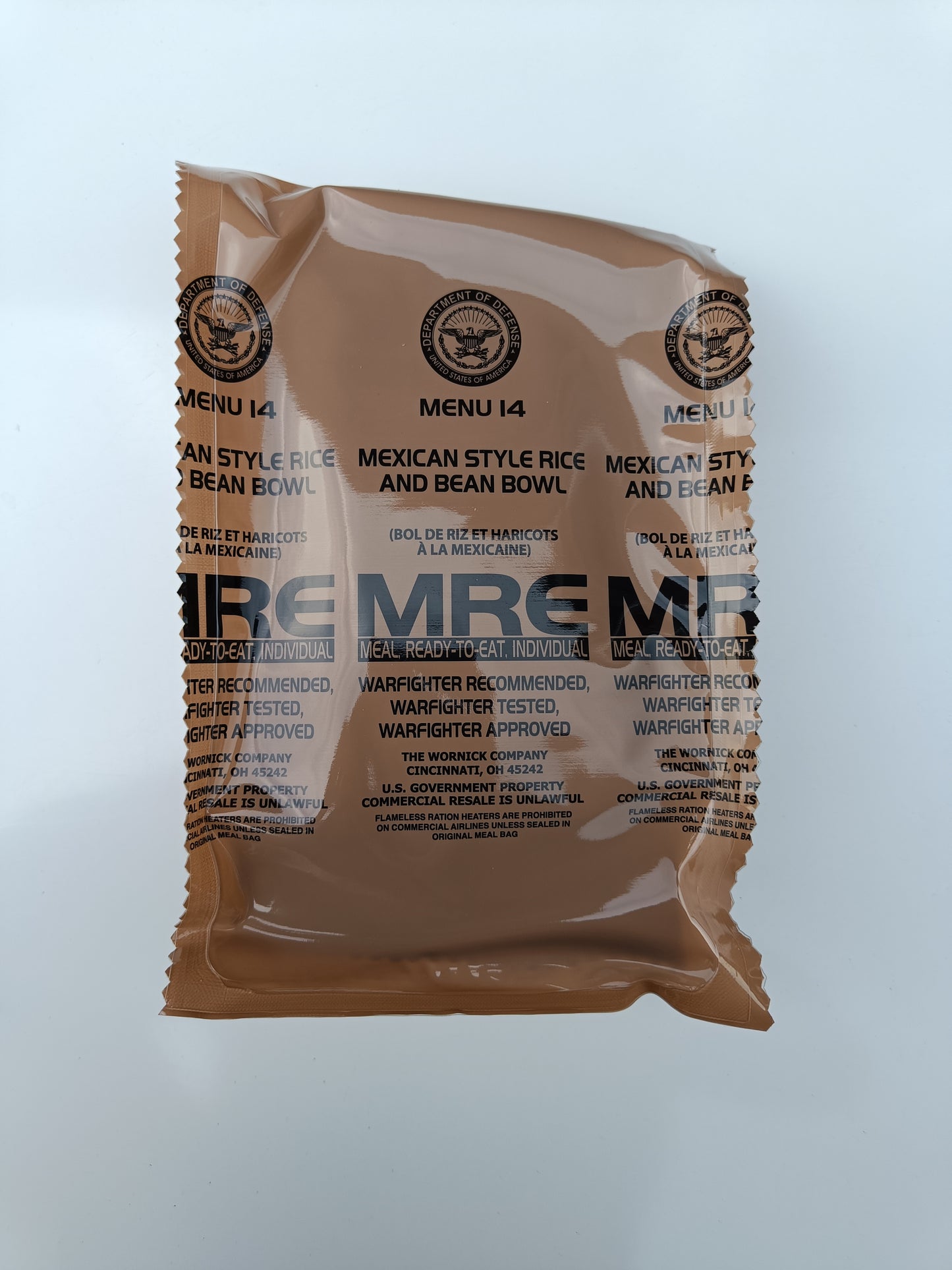 US MRE menu 14