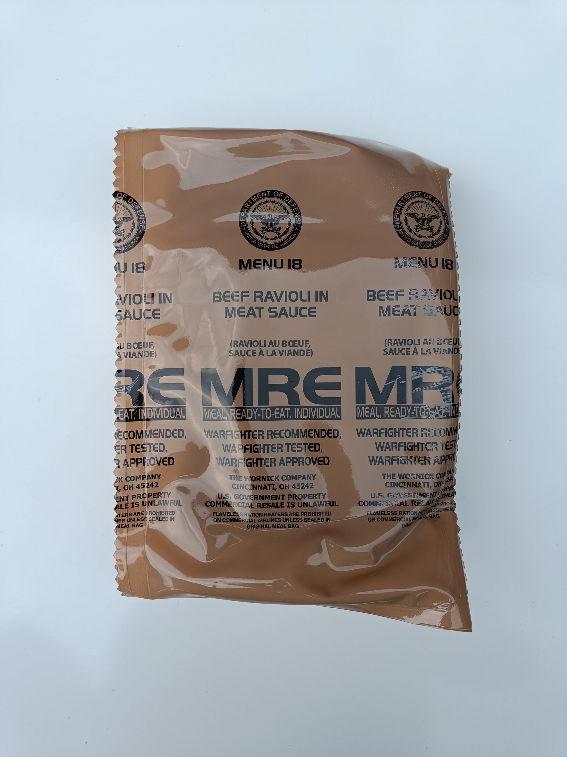 US MRE menu 18