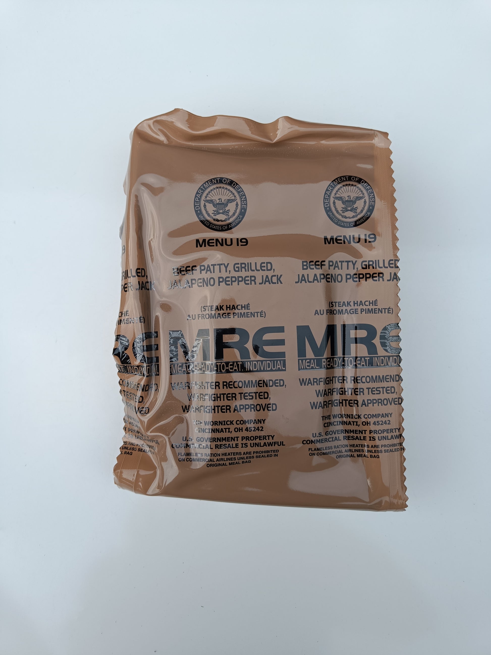 US MRE menu 19