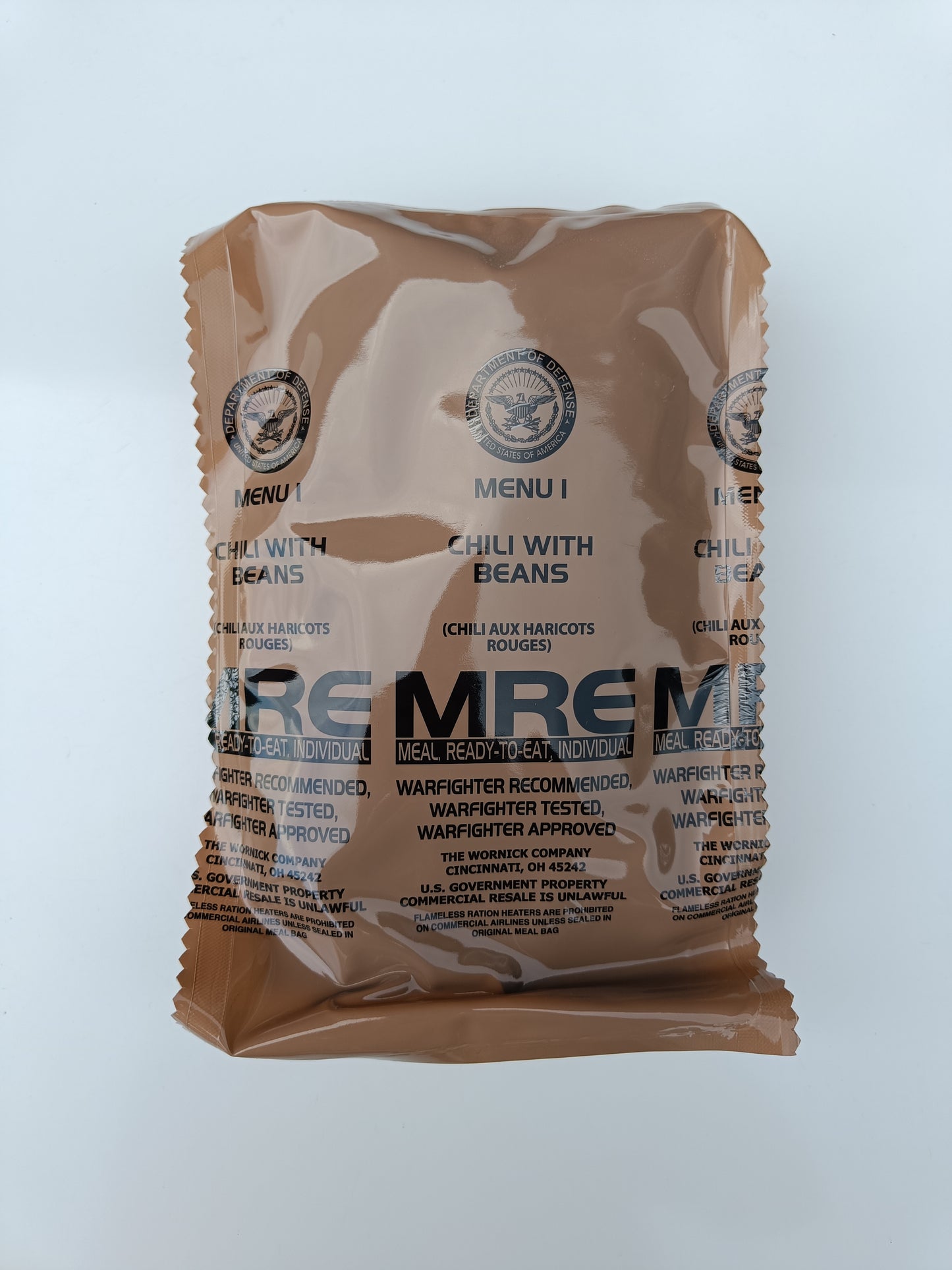 US MRE menu 1