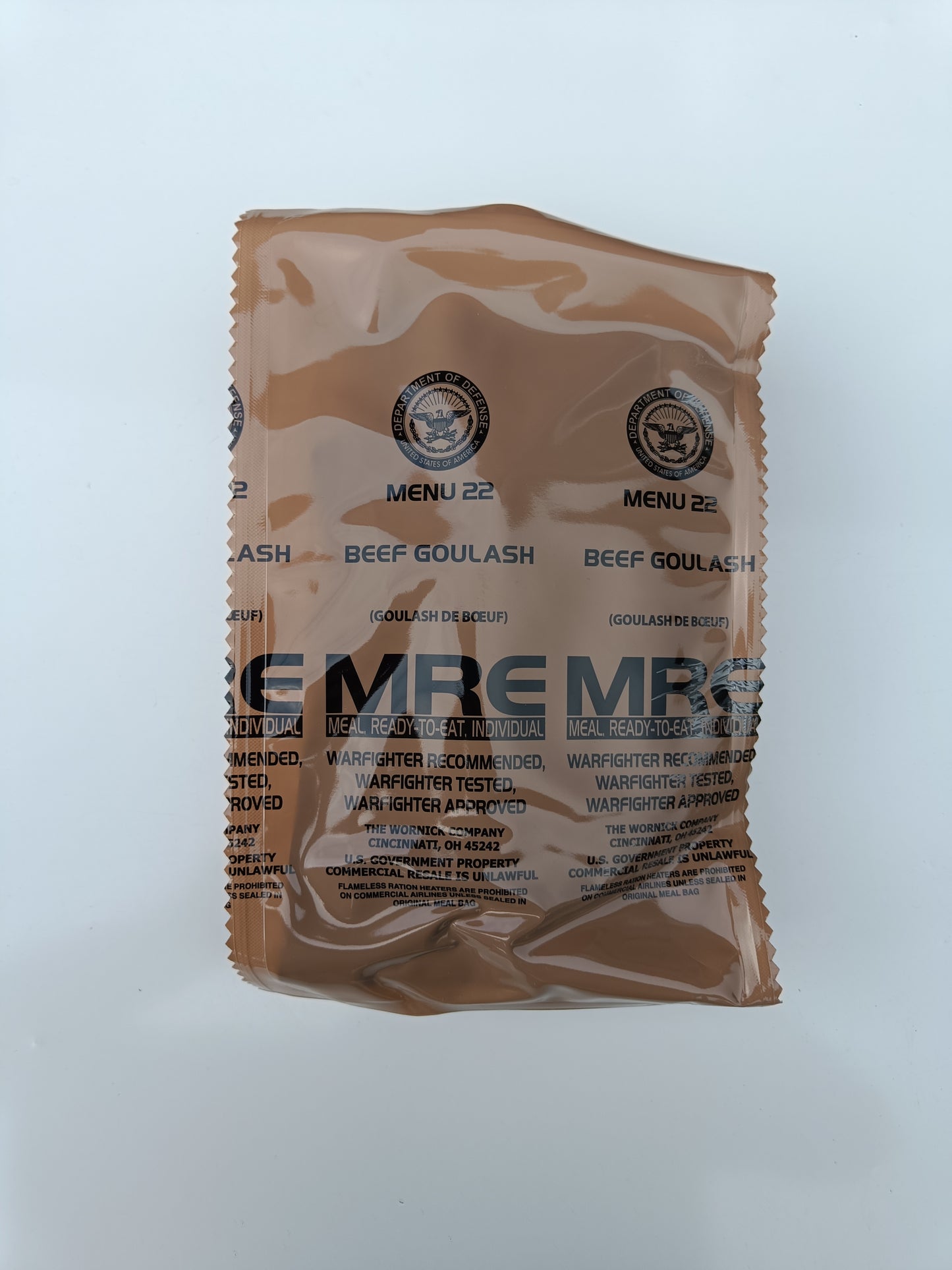 US MRE menu 22