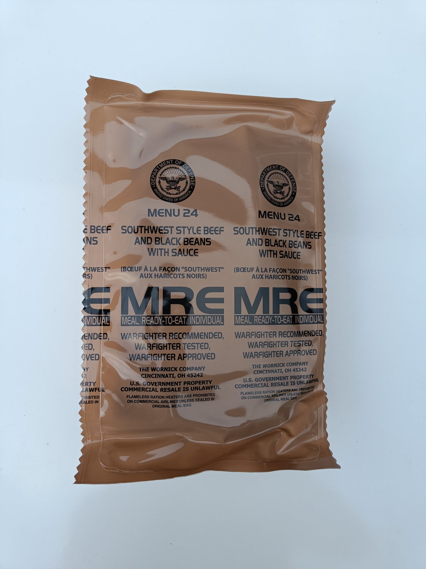 US MRE menu 24