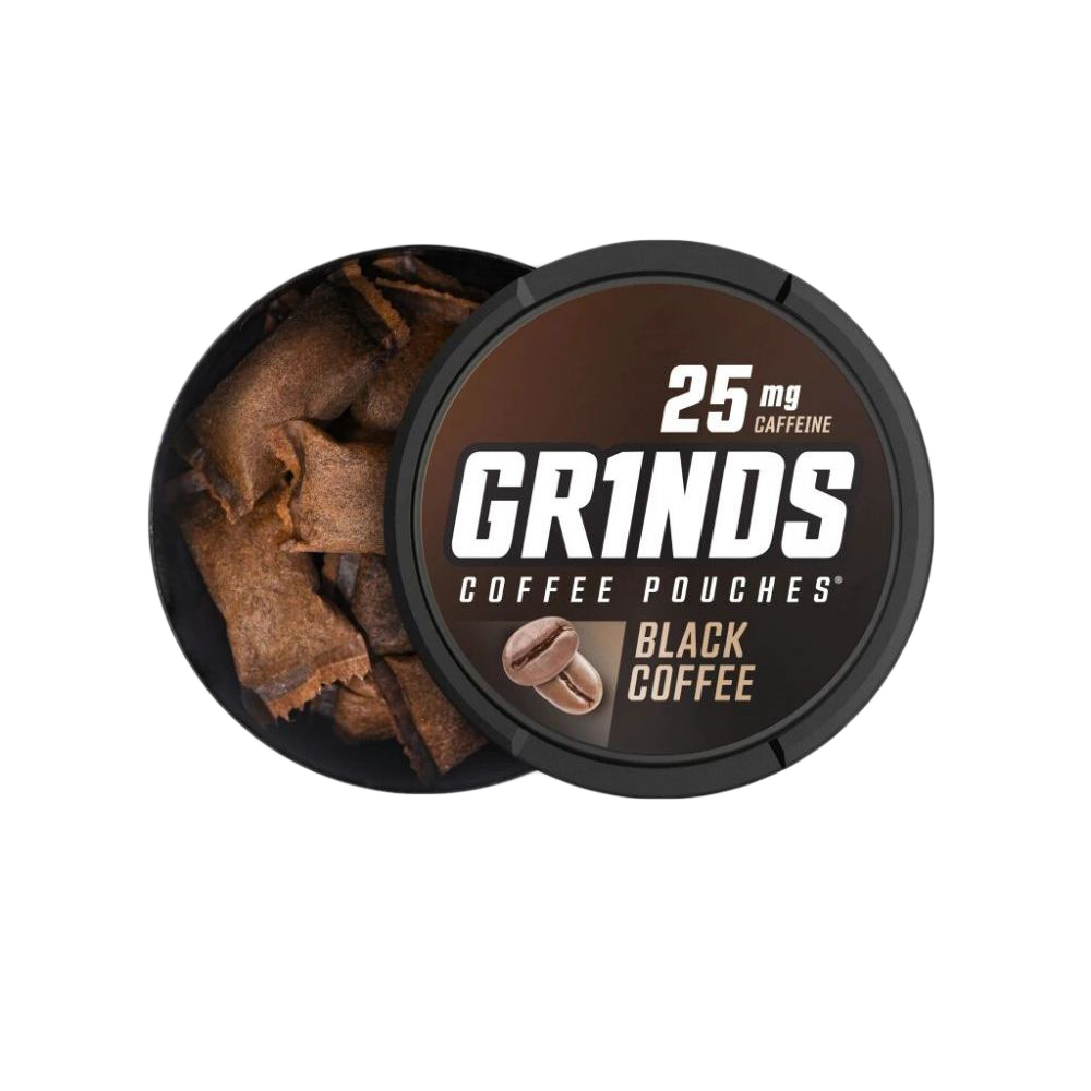 GRINDS 25mg BLACK COFFEE