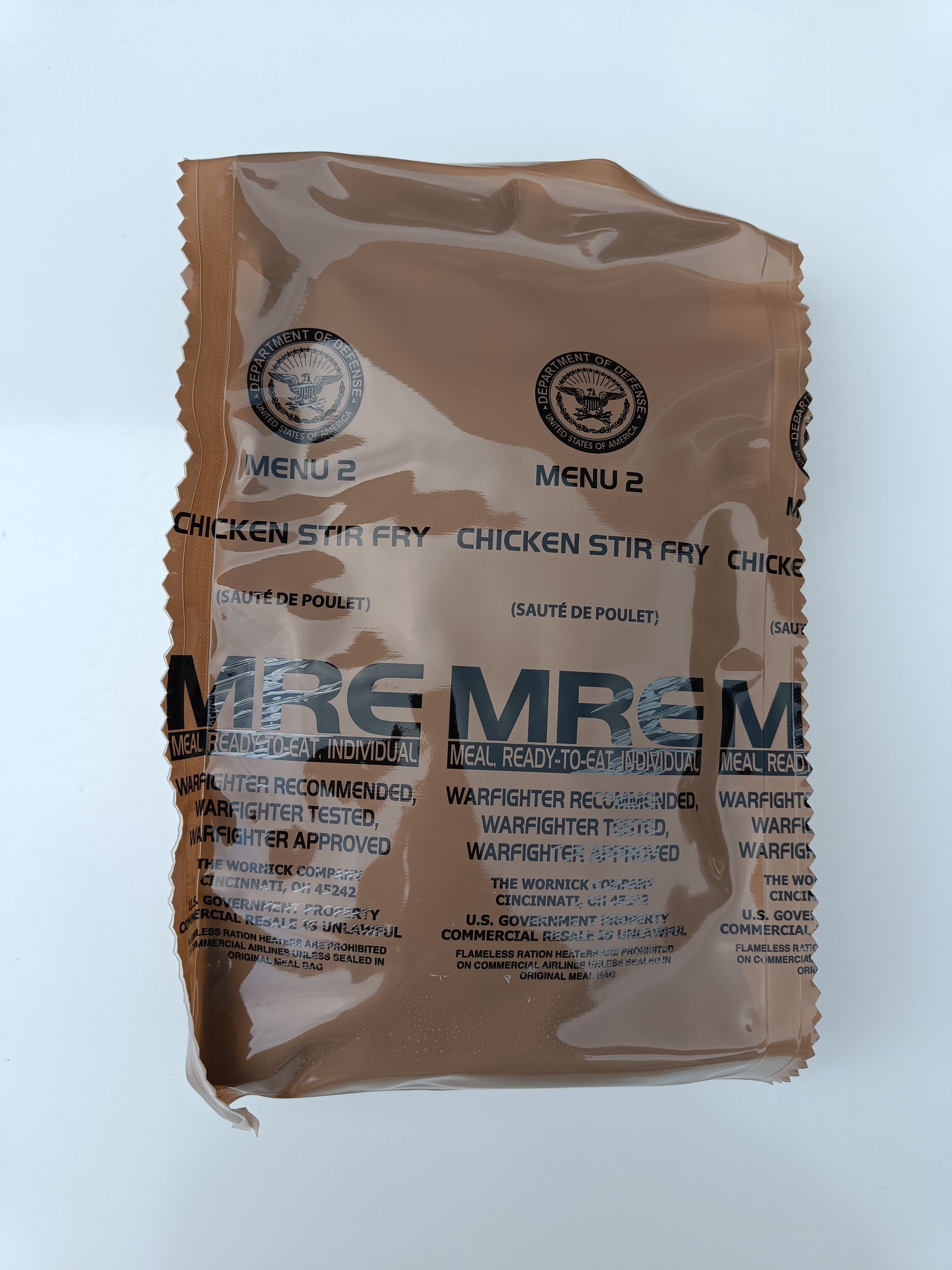 US MRE menu 2