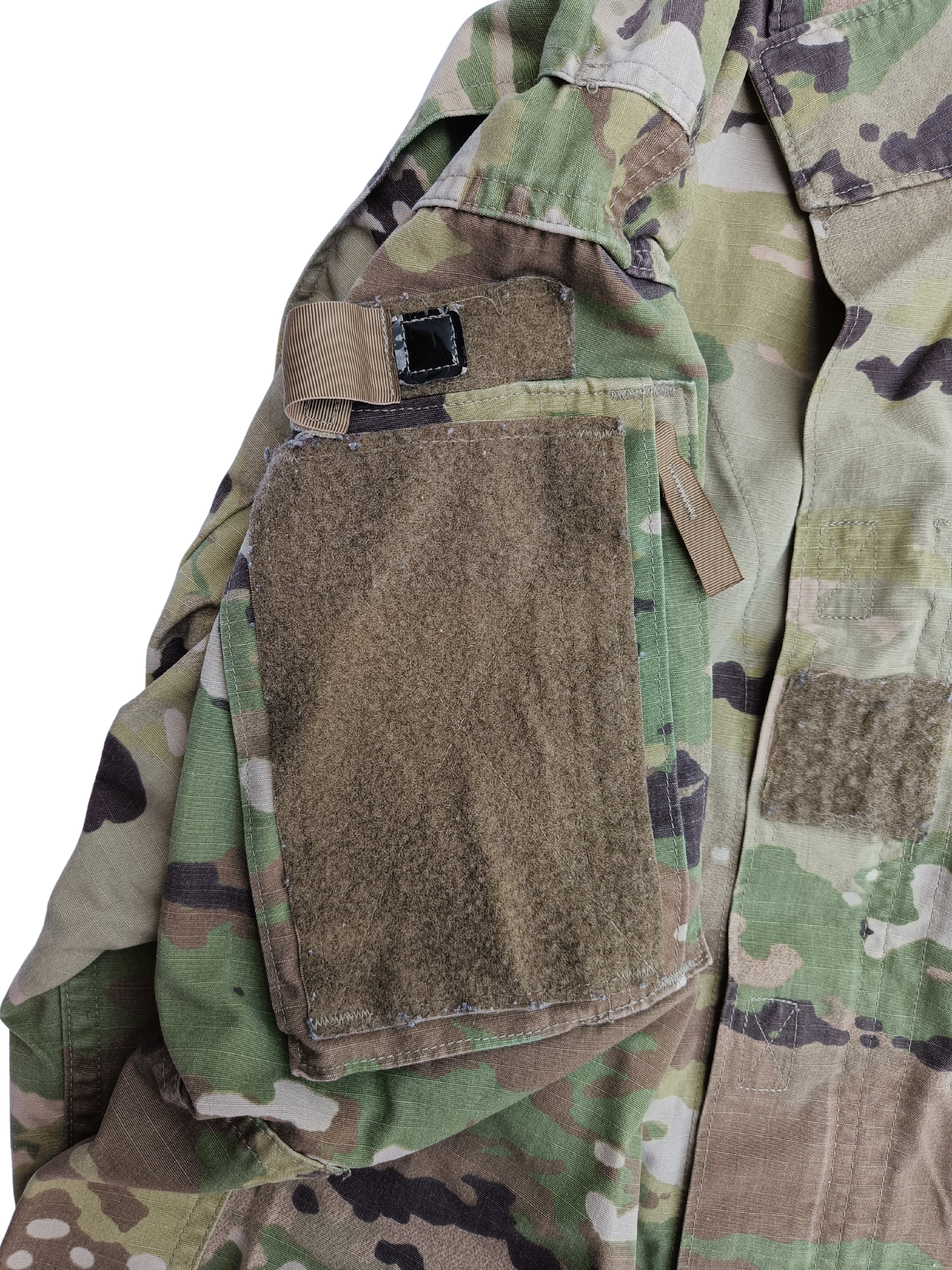 Blůza US ARMY SCORPION multicam ripstop /jako nová/ - detail k čemu složí záklopka 