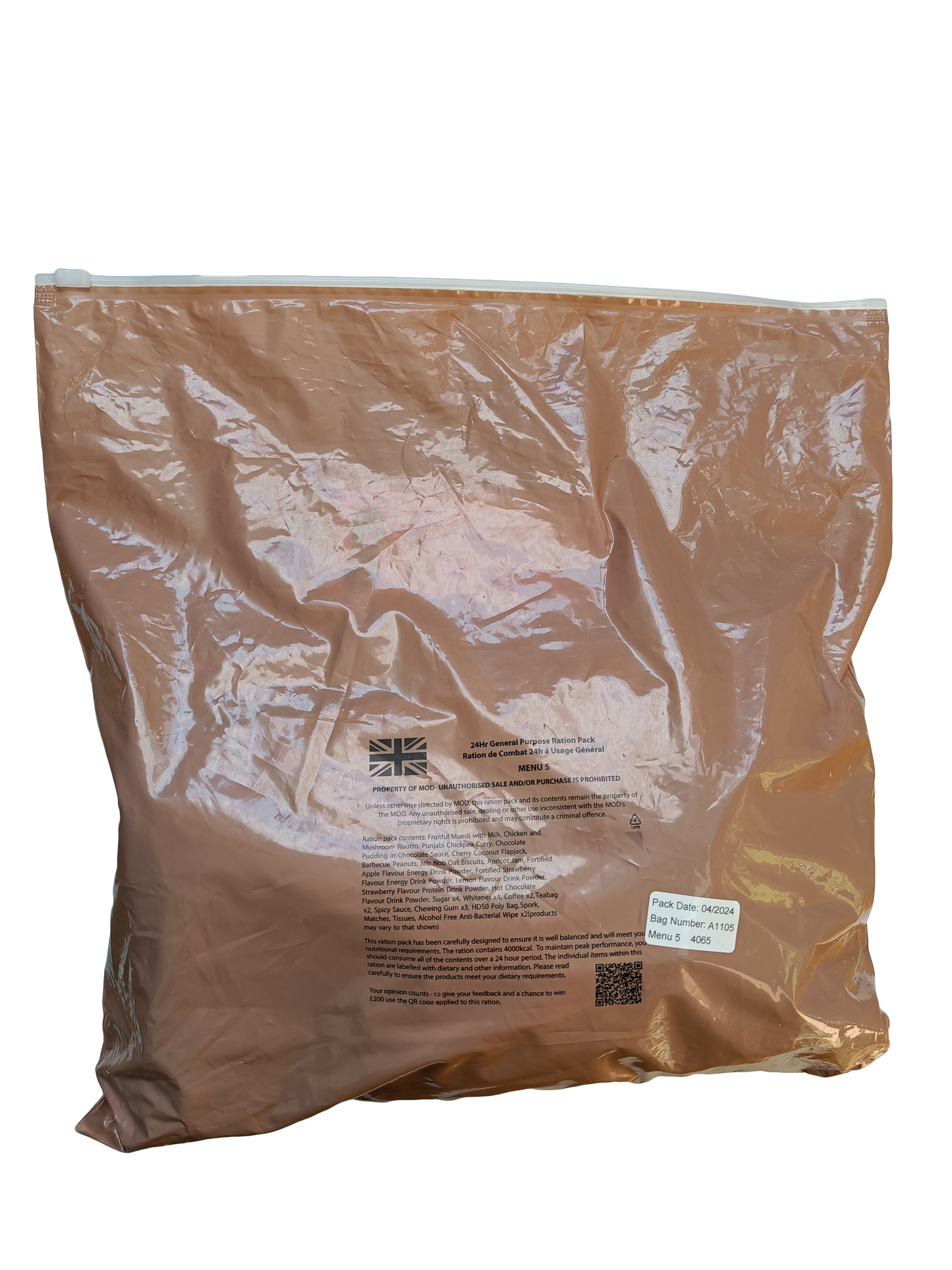 Britské MRE 24h - nový obal