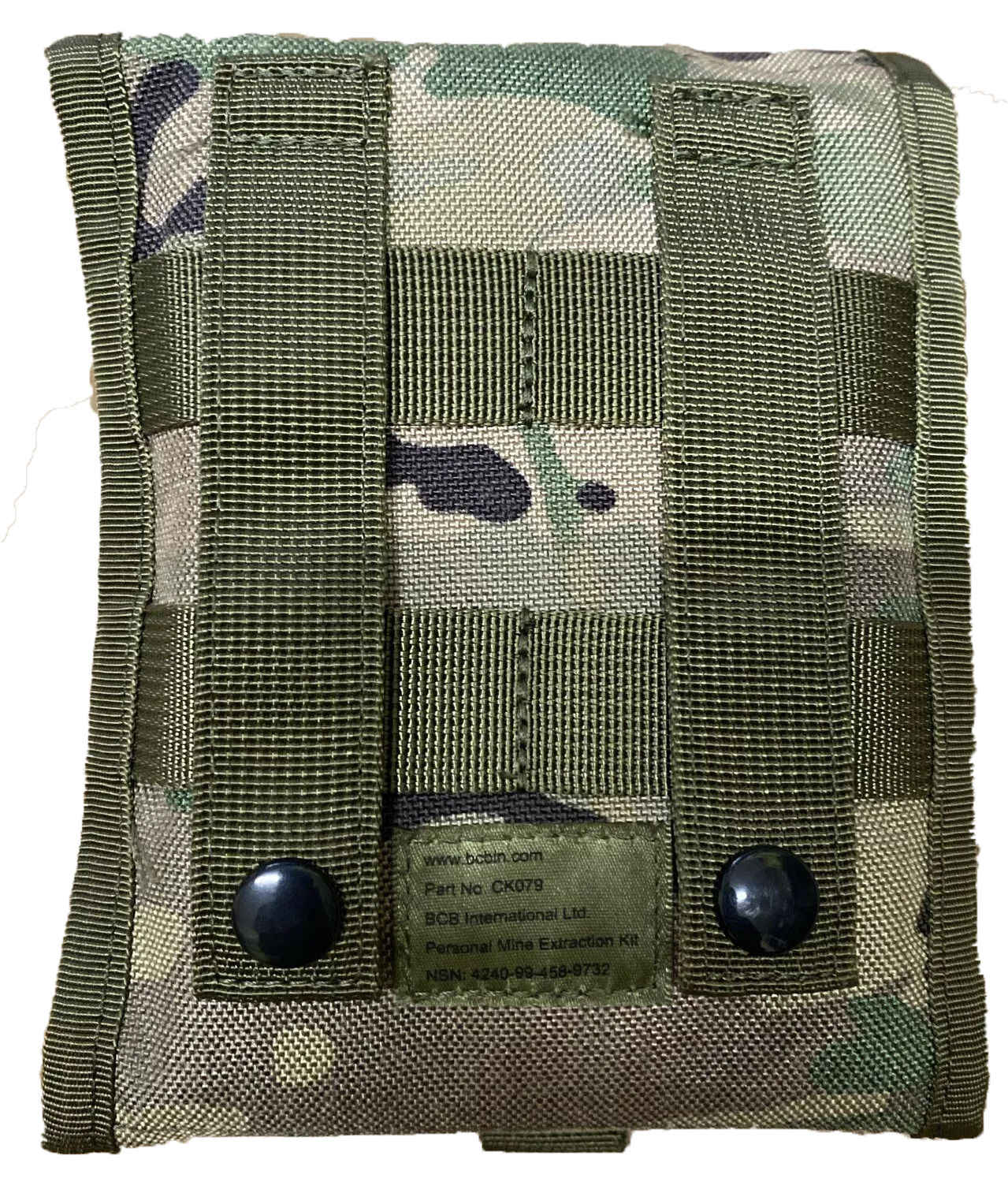 EOD pouzdro ze zadní strany 