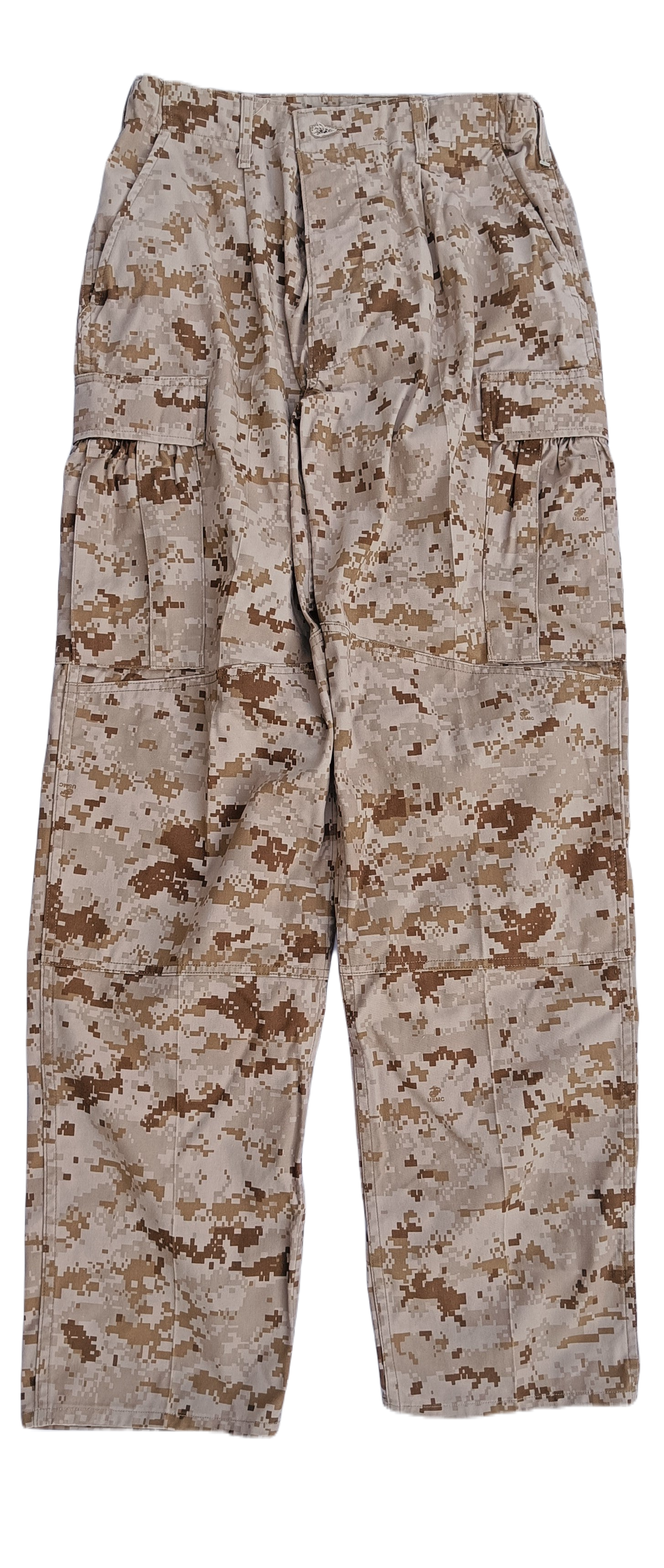 Originální kalhoty USMC (příslušníků námořní pěchoty Spojených států Amerických) v maskování marpat desert MCCUU - přední strana kalhot