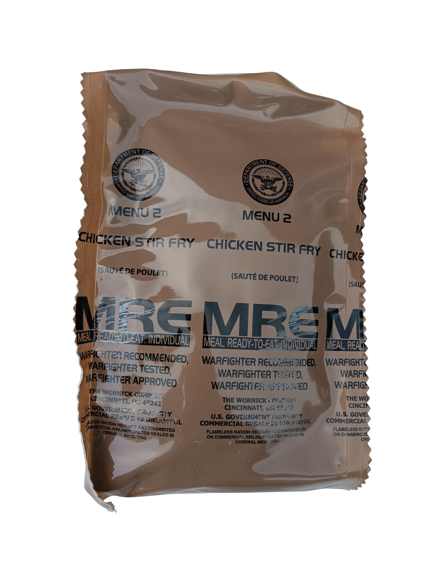 US MRE menu 2