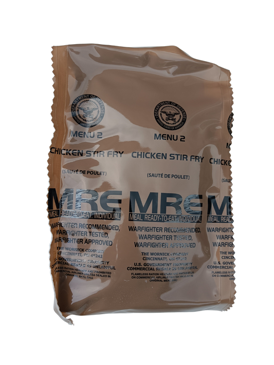 US MRE menu 2