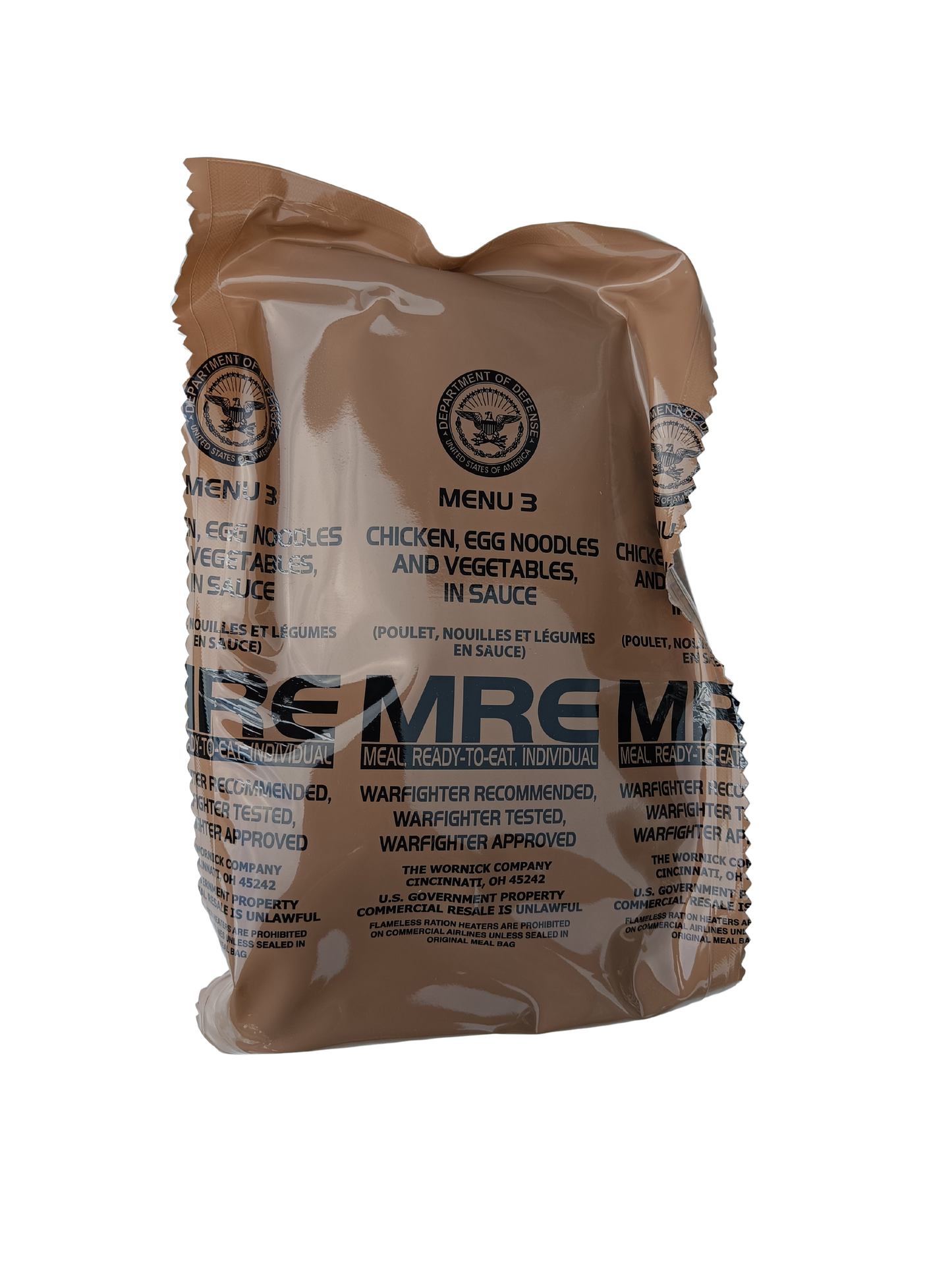 US MRE menu 3