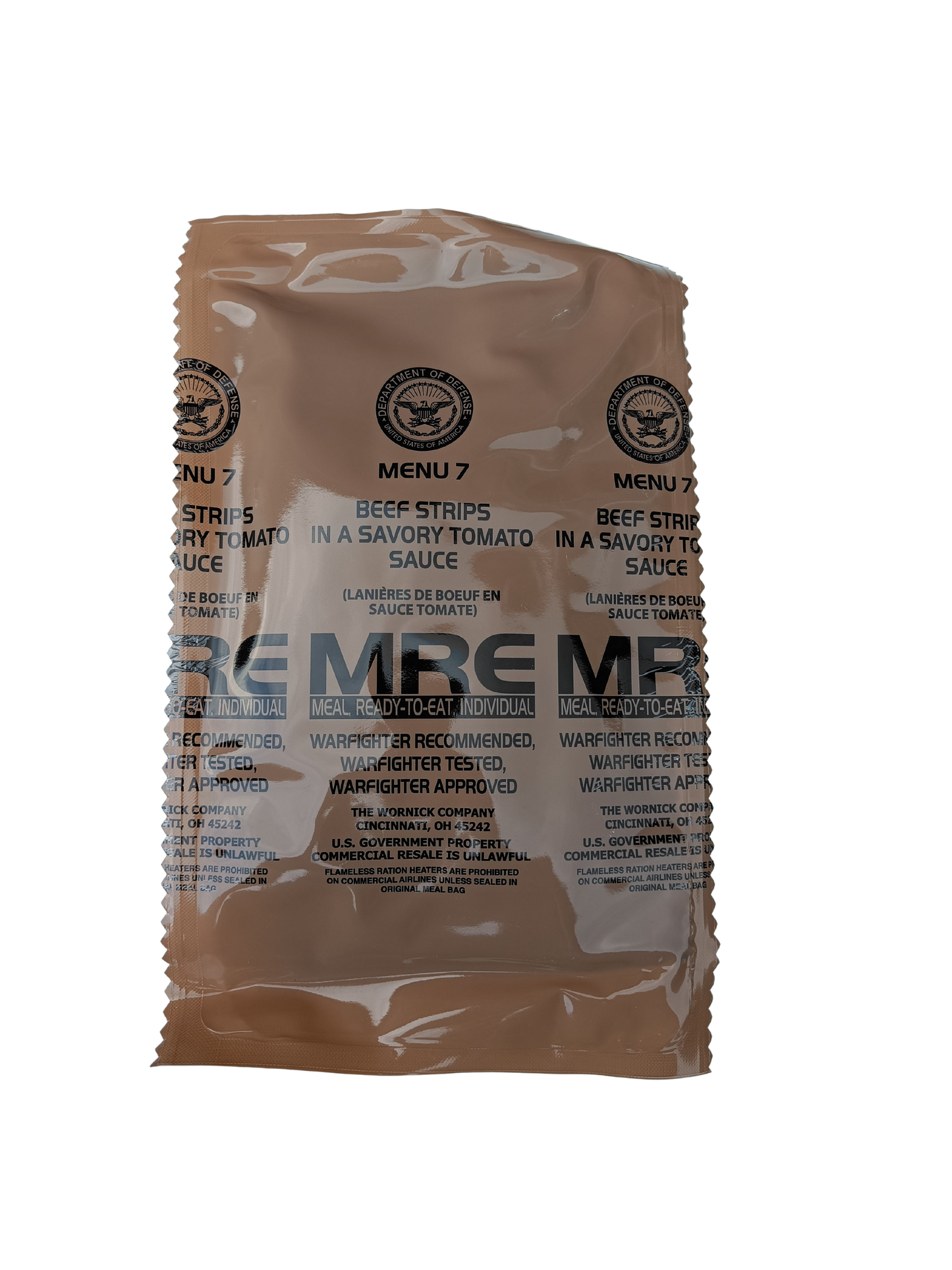 US MRE menu 7