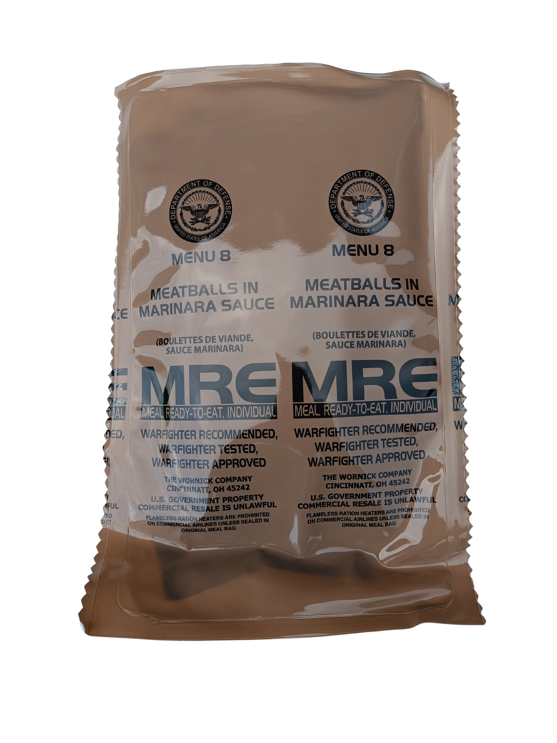 US MRE menu 8