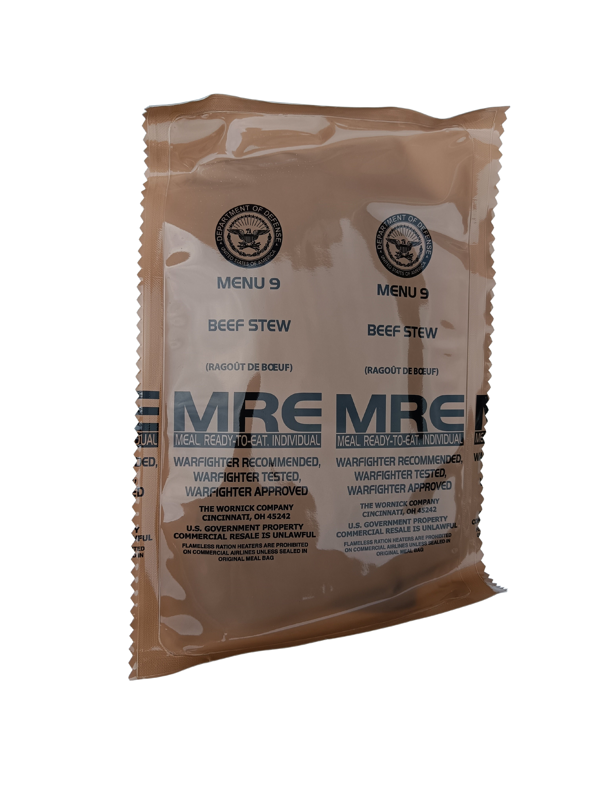 US MRE menu 9