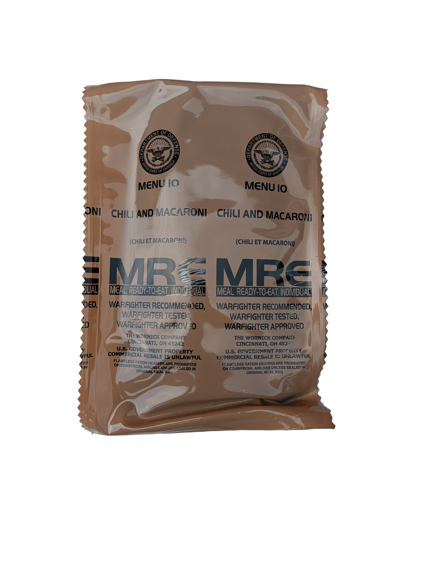 US MRE menu 10