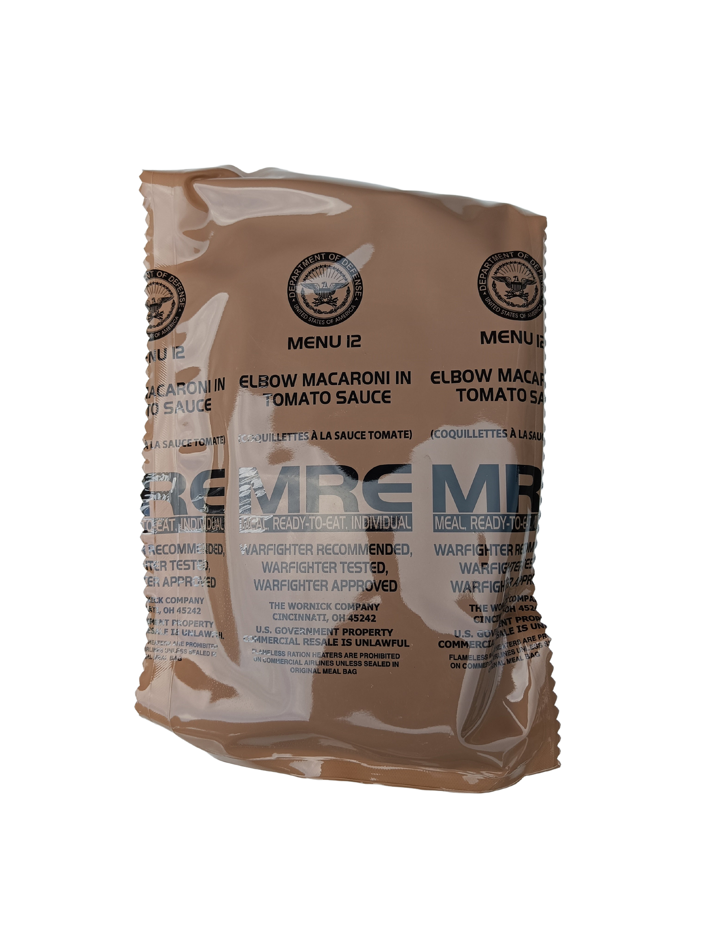 US MRE menu 12