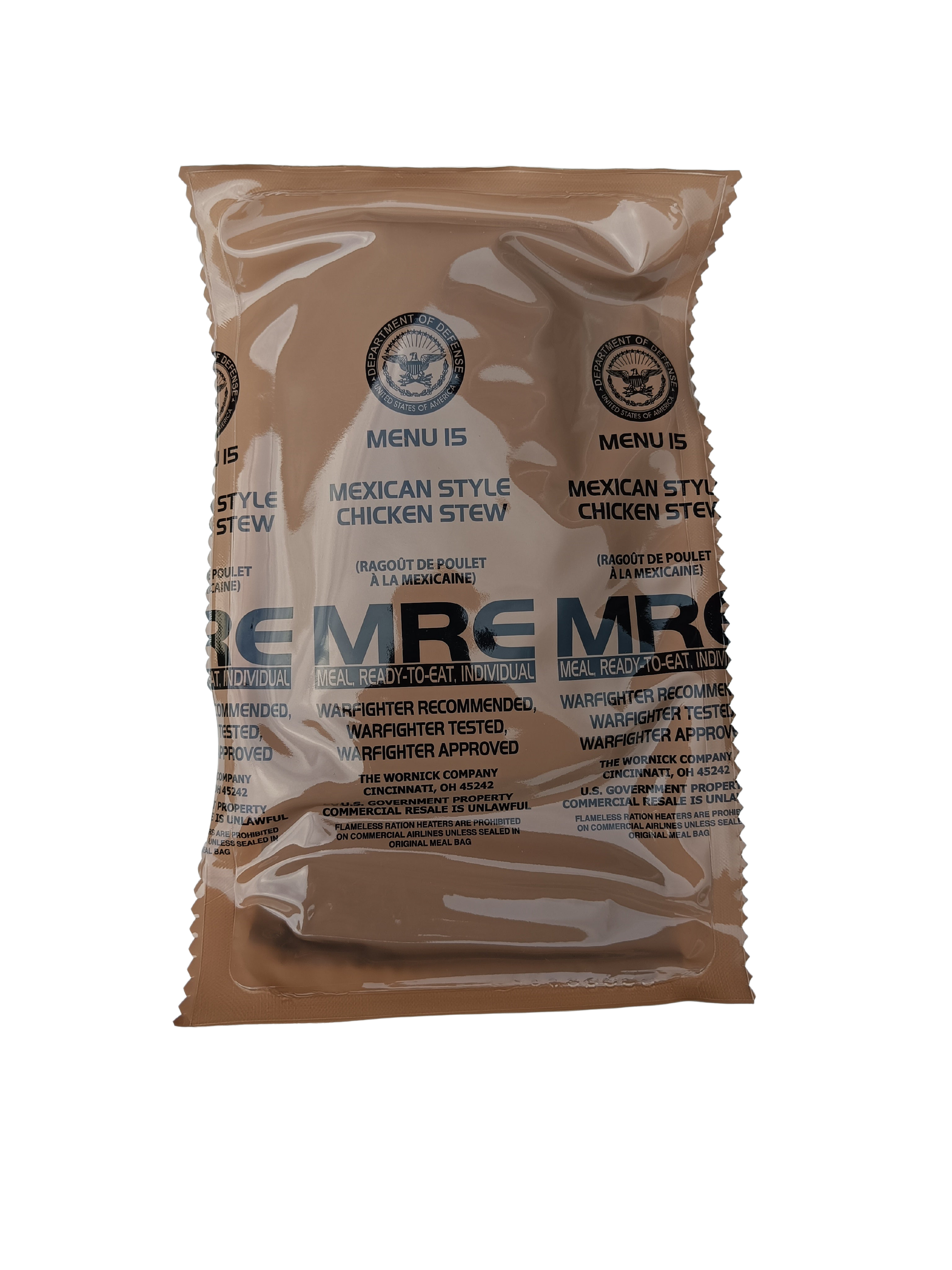 US MRE menu 15