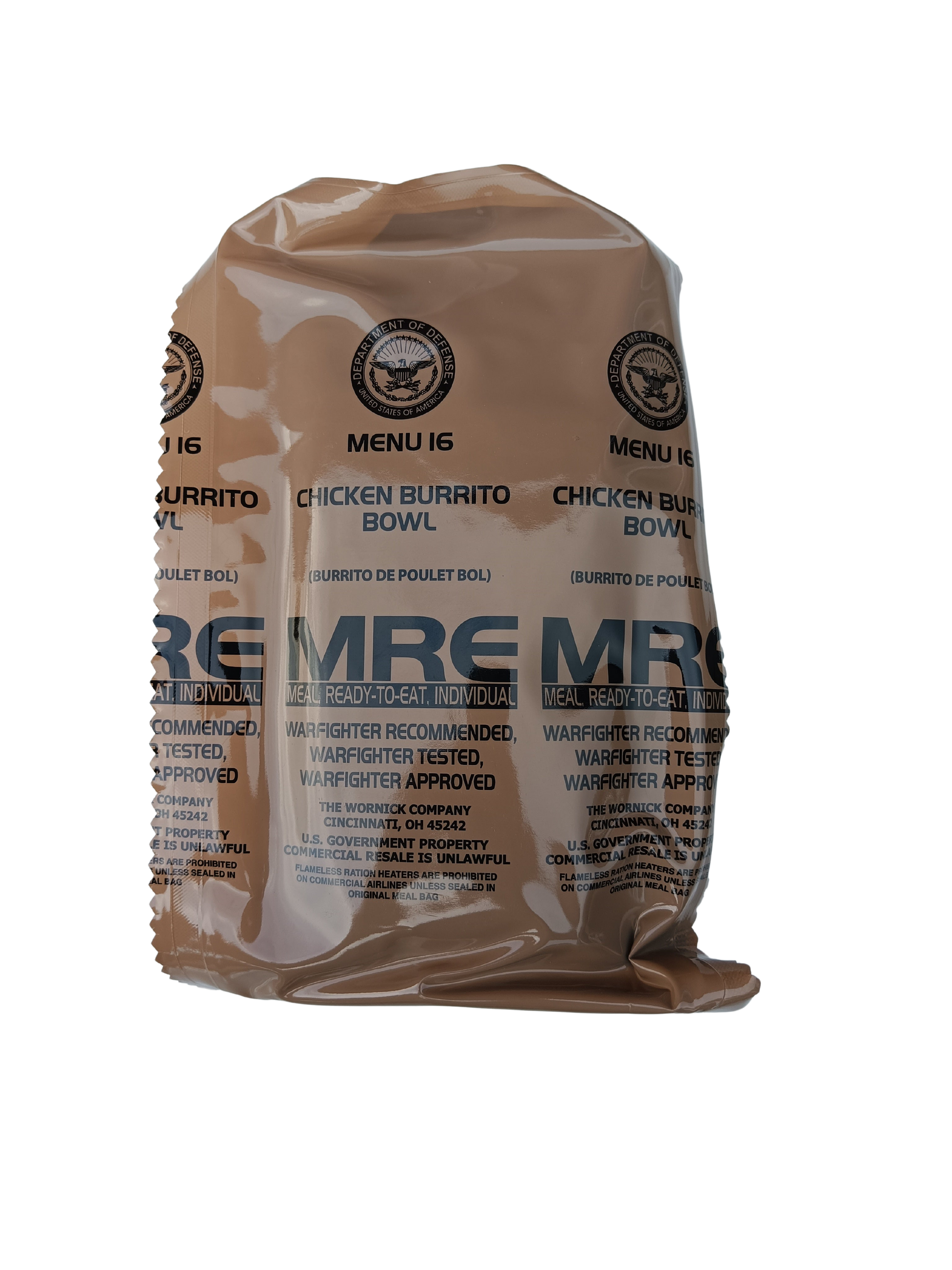 US MRE menu 16