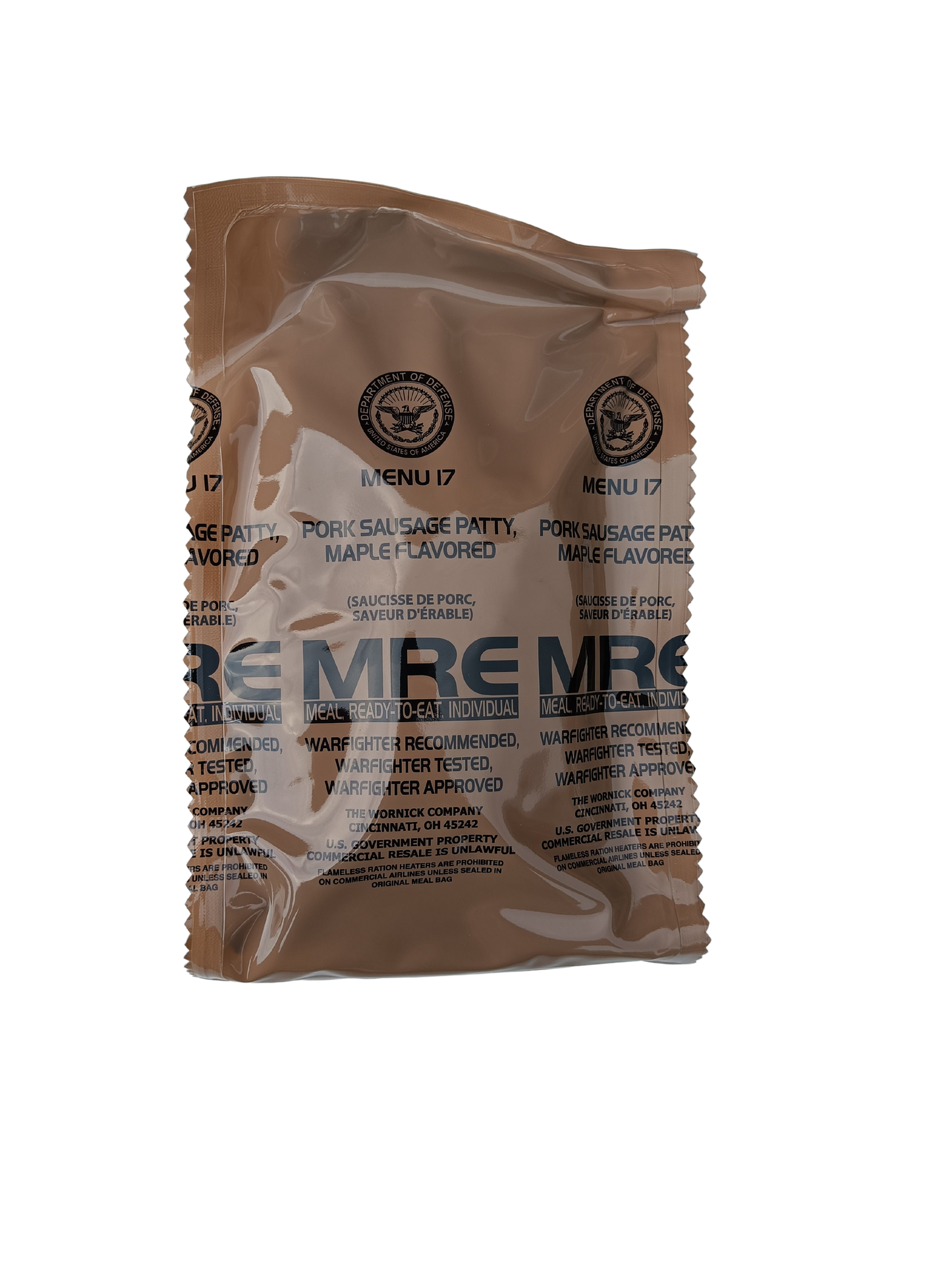 US MRE menu 17