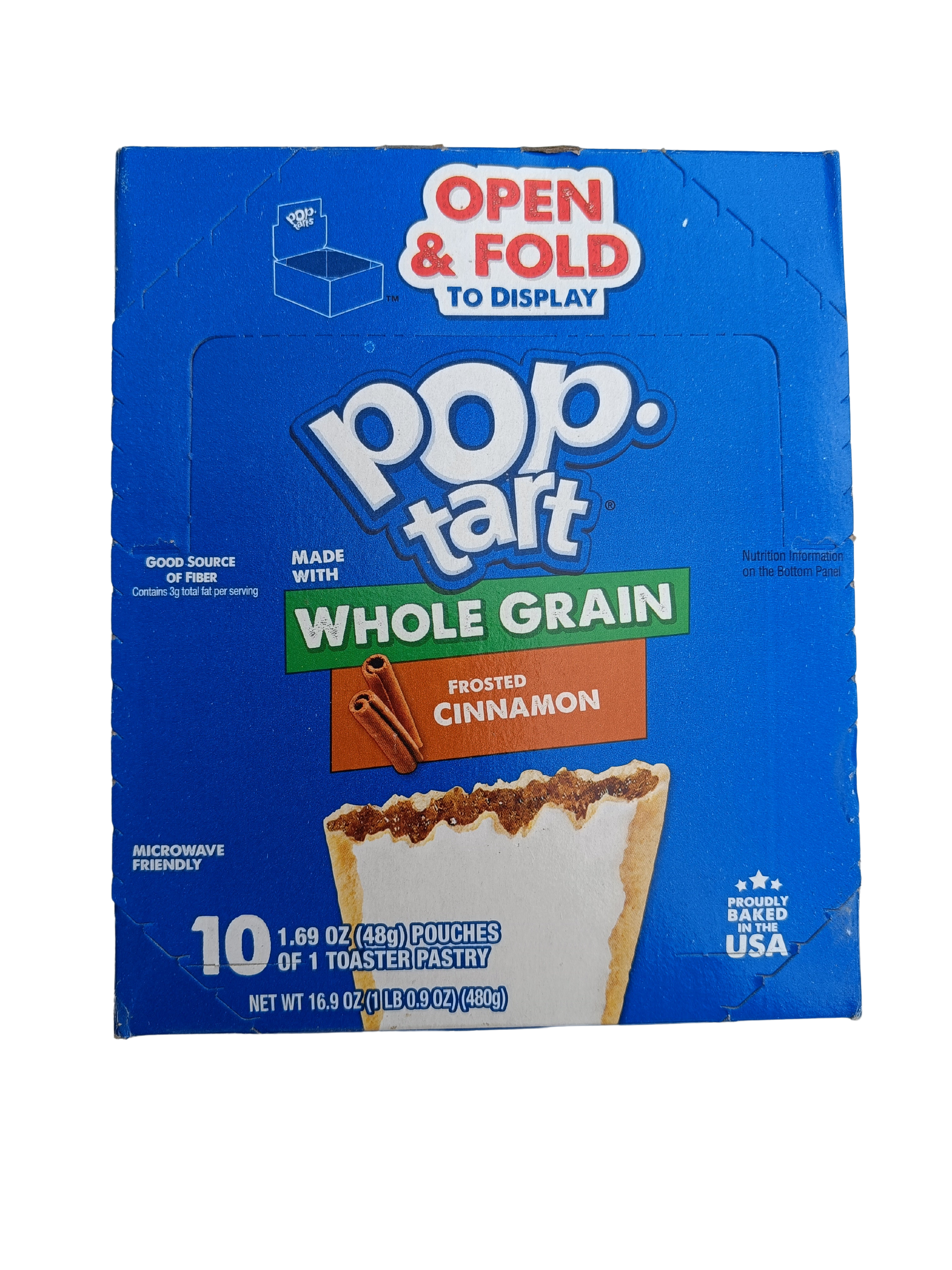 US Pop tart skořicový, krabice s 10 ks