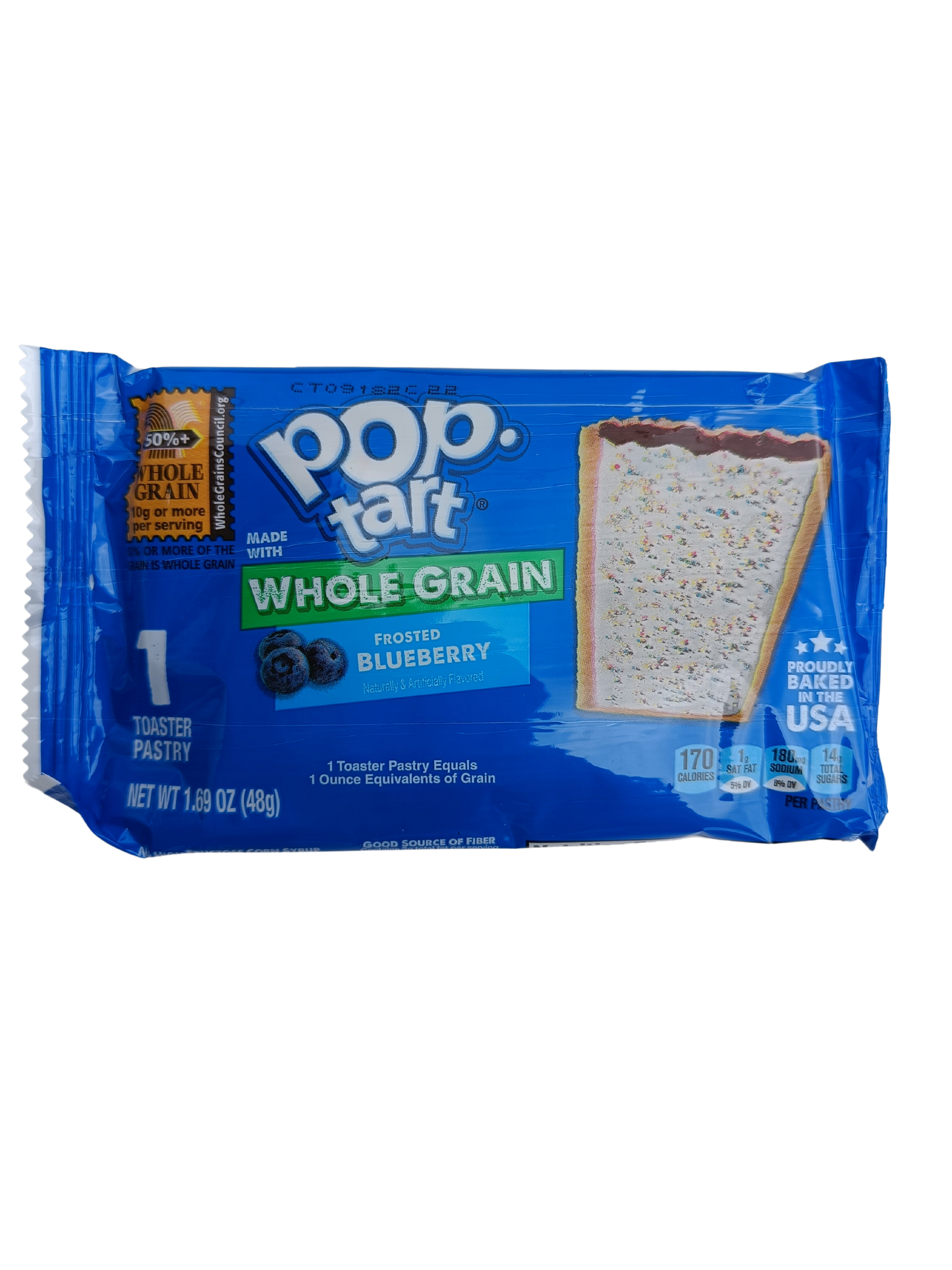 US Pop tart borůvkový