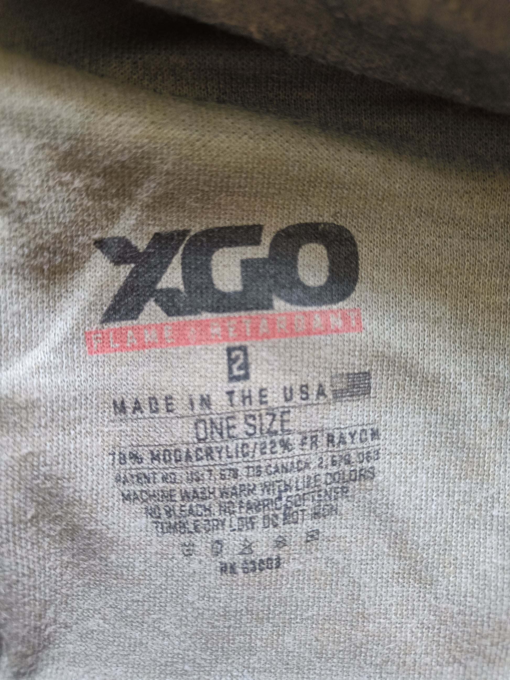 označení výrobce nakrčníku